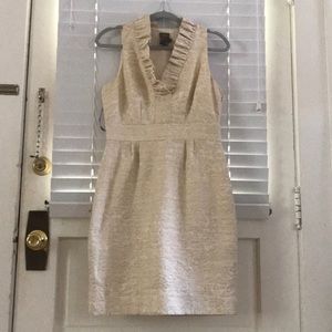 Taylor White & Gold shift